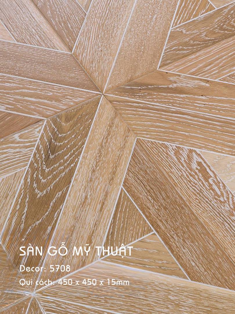 Sàn Gỗ Mỹ Thuật 15mm 5708