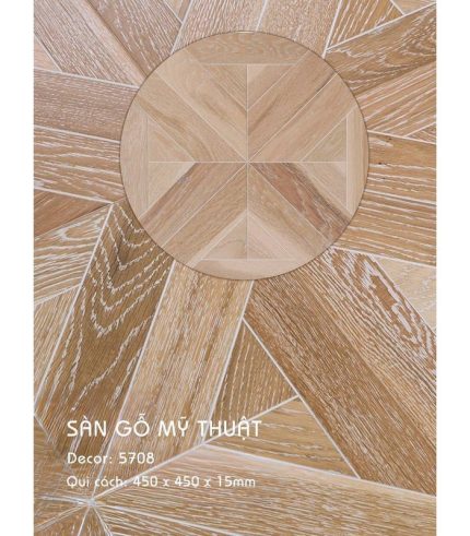 Sàn Gỗ Mỹ Thuật 15mm 5708