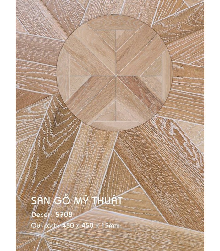 Sàn Gỗ Mỹ Thuật 15mm 5708
