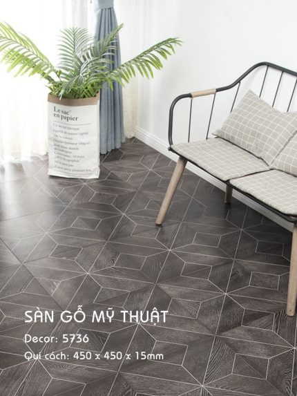 Sàn Gỗ Mỹ Thuật 15mm 5736