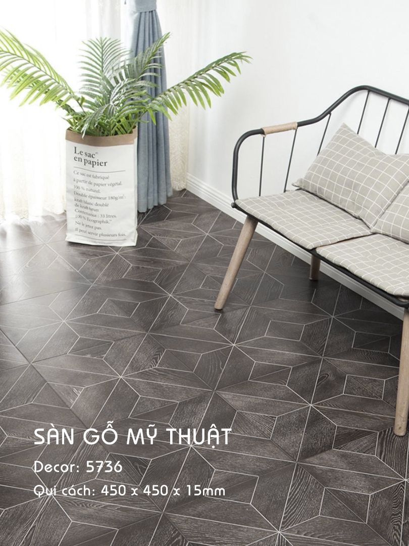 Sàn Gỗ Mỹ Thuật 15mm 5736