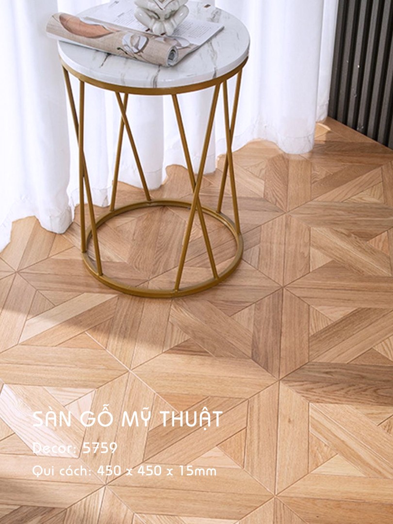 Sàn Gỗ Mỹ Thuật 15mm 5759