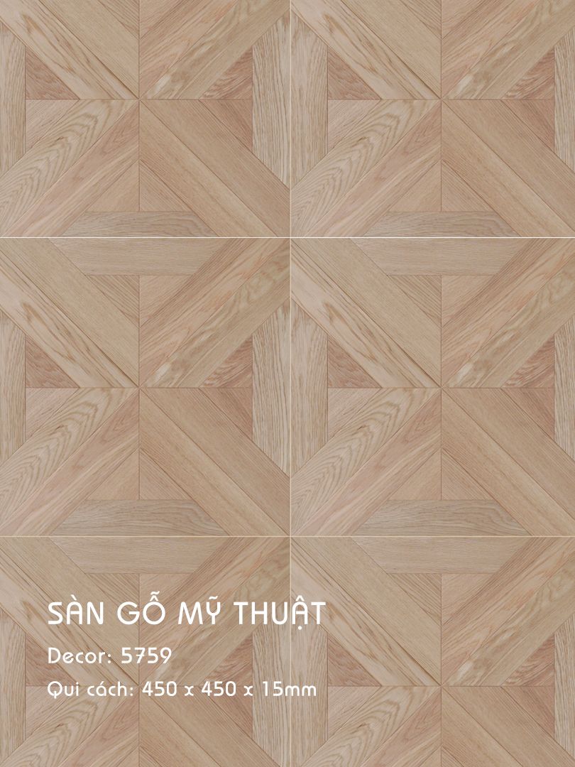 Sàn Gỗ Mỹ Thuật 15mm 5759