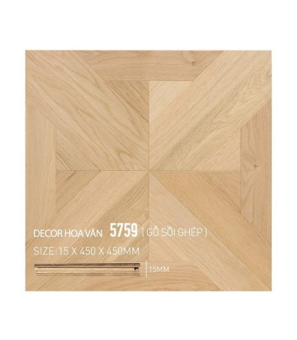 Sàn Gỗ Mỹ Thuật 15mm 5759
