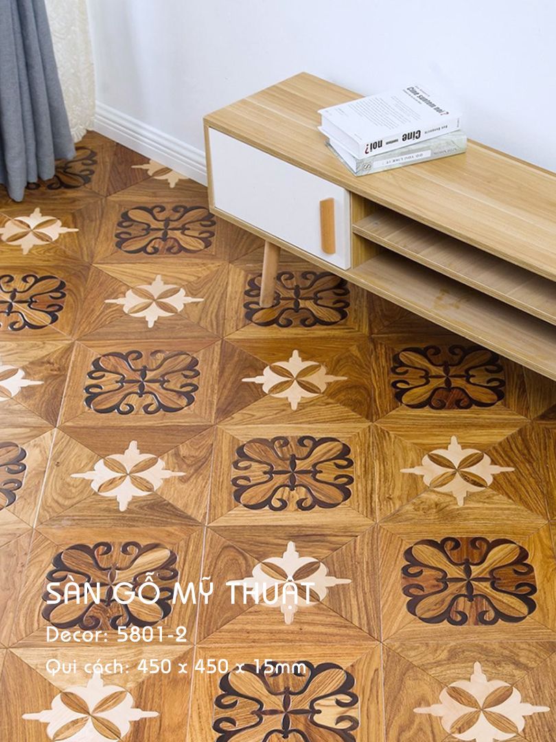 Sàn Gỗ Mỹ Thuật 15mm 5801-2