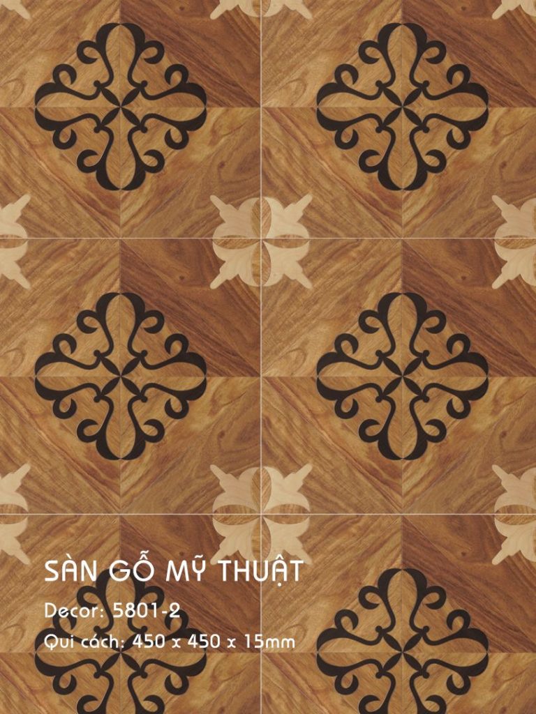 Sàn Gỗ Mỹ Thuật 15mm 5801-2