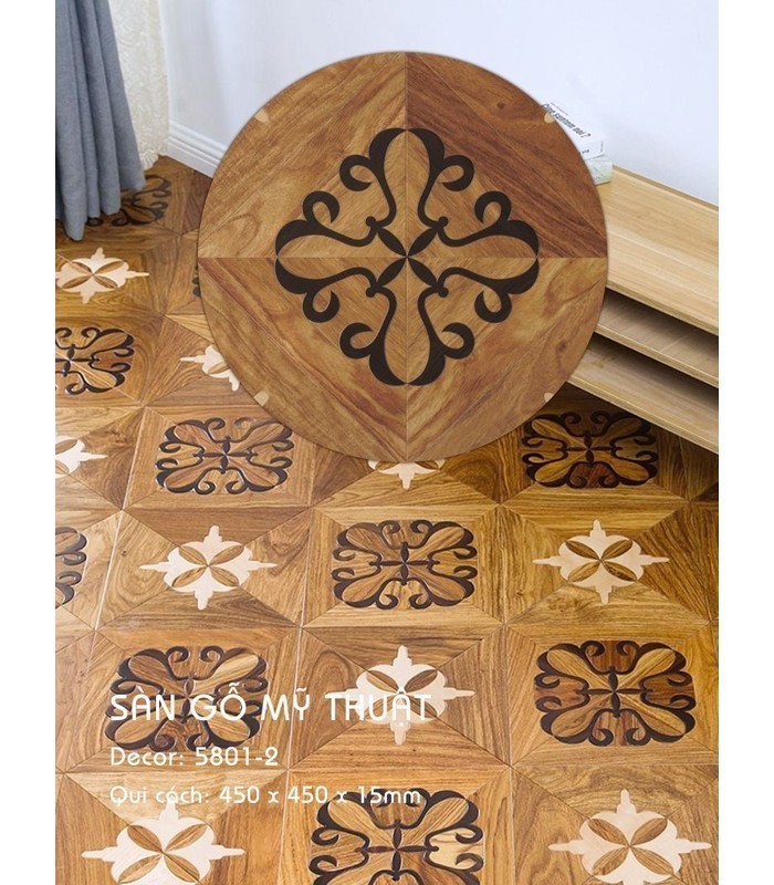 Sàn Gỗ Mỹ Thuật 15mm 5801-2