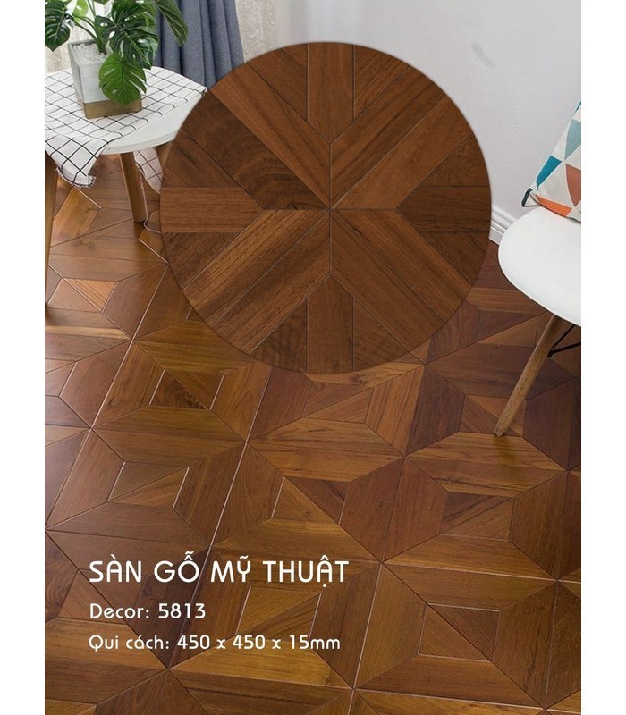 Sàn Gỗ Mỹ Thuật 15mm 5813