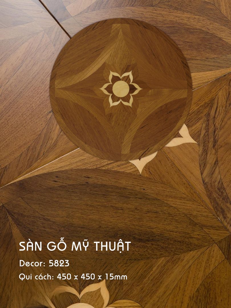 Sàn Gỗ Mỹ Thuật 15mm 5823