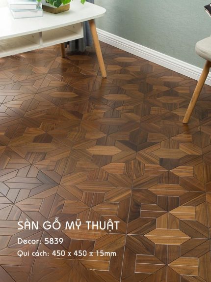 Sàn Gỗ Mỹ Thuật 15mm 5839