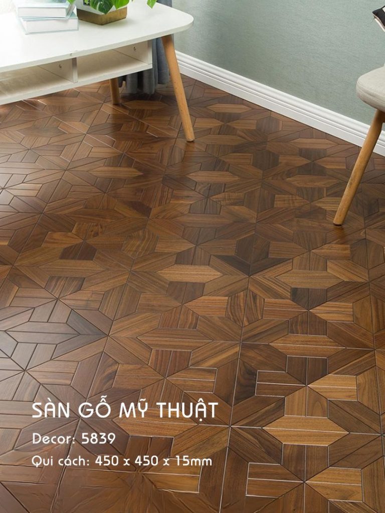 Sàn Gỗ Mỹ Thuật 15mm 5839