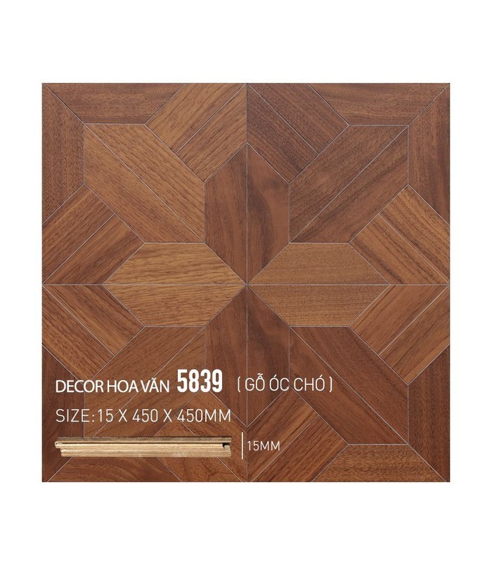 Sàn Gỗ Mỹ Thuật 15mm 5839