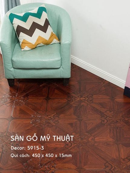 Sàn Gỗ Mỹ Thuật 15mm 5915-3