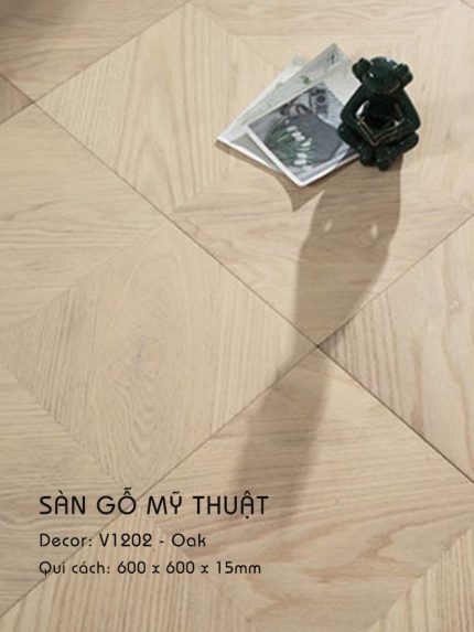 Sàn Gỗ Mỹ Thuật Oak 15mm V1202