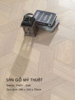 Sàn Gỗ Mỹ Thuật Oak 15mm V403