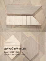 Sàn Gỗ Mỹ Thuật Oak 15mm V403