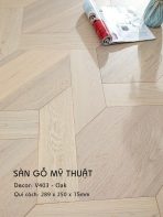 Sàn Gỗ Mỹ Thuật Oak 15mm V403