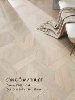 Sàn Gỗ Mỹ Thuật Oak 15mm V403