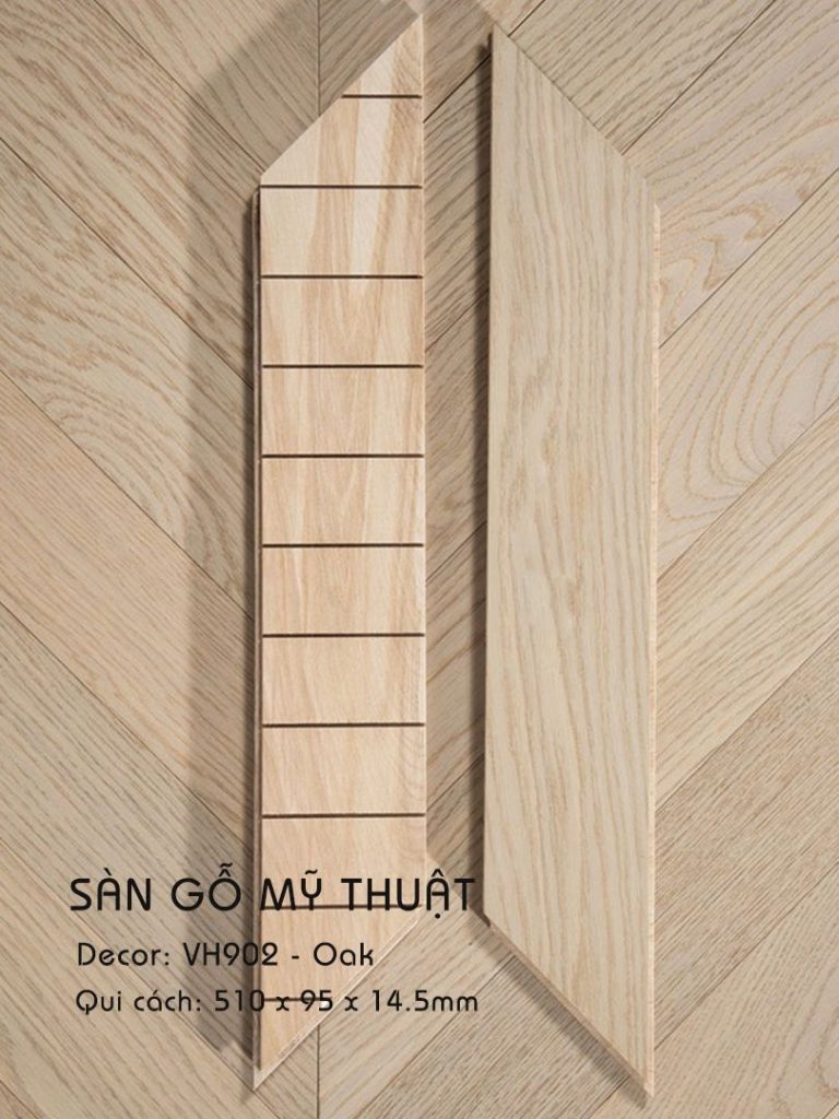 Sàn Gỗ Mỹ Thuật Oak 14.5mm VH902