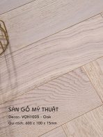 Sàn Gỗ Mỹ Thuật Oak 15mm VQH1003