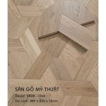 Sàn Gỗ Mỹ Thuật Sồi 15mm V402