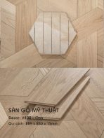 Sàn Gỗ Mỹ Thuật Sồi 15mm V402