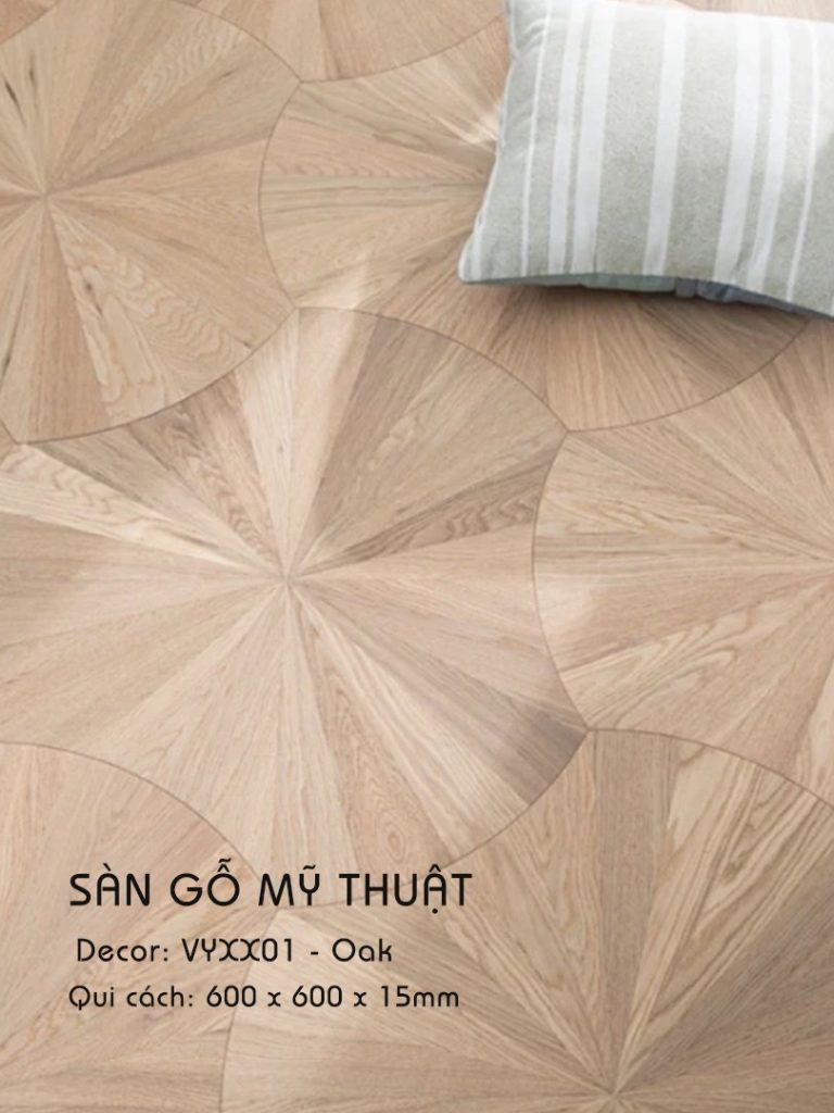 Sàn Gỗ Mỹ Thuật Sồi 15mm VYXX01