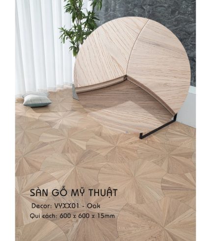 Sàn Gỗ Mỹ Thuật Sồi 15mm VYXX01