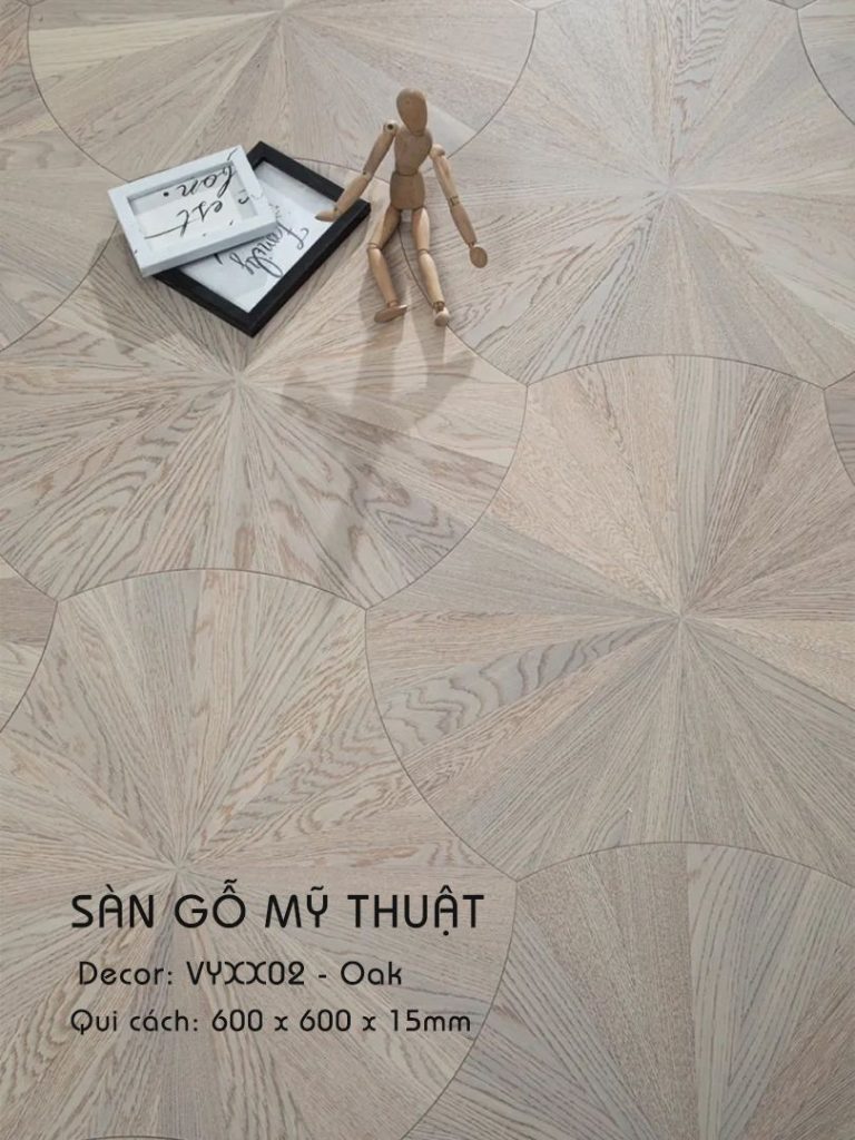Sàn Gỗ Mỹ Thuật Sồi 15mm VYXX02