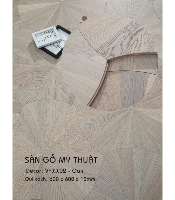 Sàn Gỗ Mỹ Thuật Sồi 15mm VYXX02