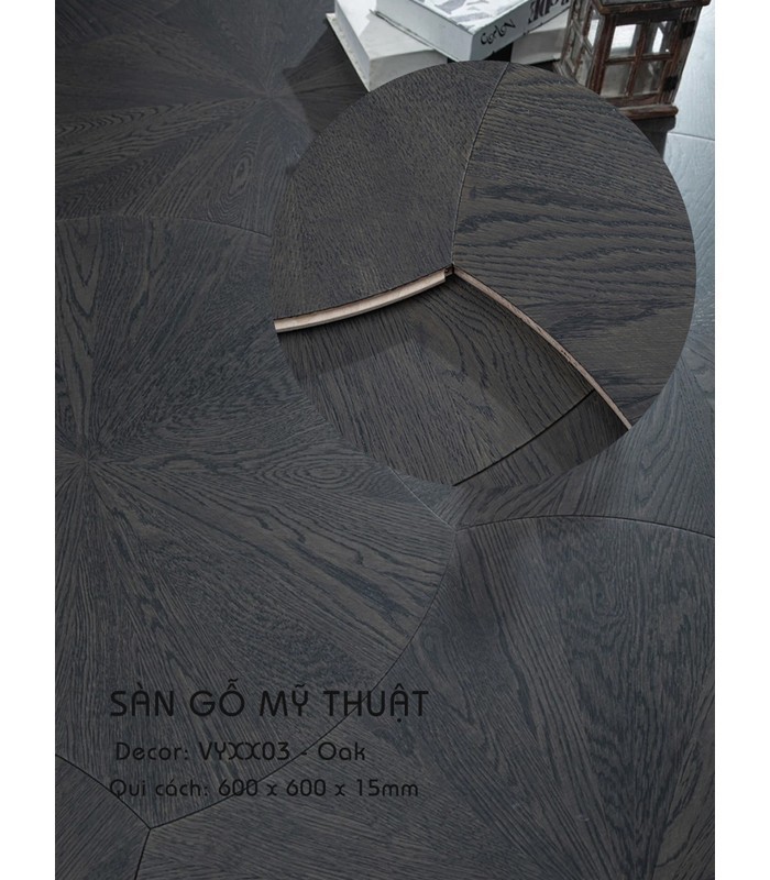 Sàn Gỗ Mỹ Thuật Sồi 15mm VYXX03