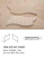 Sàn Gỗ Mỹ Thuật Sồi 15mm VYXX061