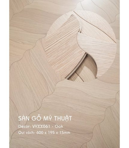 Sàn Gỗ Mỹ Thuật Sồi 15mm VYXX061