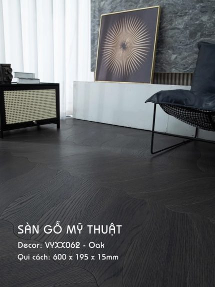 Sàn Gỗ Mỹ Thuật Sồi 15mm VYXX062