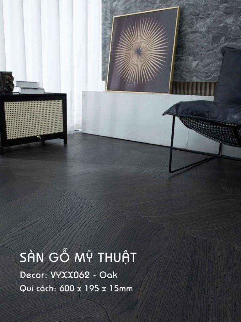 Sàn Gỗ Mỹ Thuật Sồi 15mm VYXX062