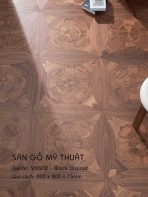 Sàn Gỗ Mỹ Thuật Walnut 15mm VH502