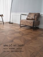 Sàn Gỗ Mỹ Thuật Walnut 15mm VH5989