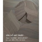 Sàn Gỗ Mỹ Thuật Walnut 15mm VYXH062
