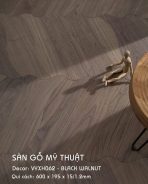 Sàn Gỗ Mỹ Thuật Walnut 15mm VYXH062