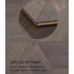 Sàn Gỗ Mỹ Thuật Walnut 15mm VYXH16