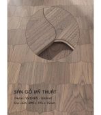 Sàn Gỗ Mỹ Thuật Walnut 15mm VYXH23