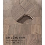 Sàn Gỗ Mỹ Thuật Walnut 15mm VYXH23