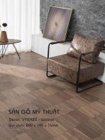 Sàn Gỗ Mỹ Thuật Walnut 15mm VYXH23