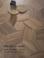 Sàn Gỗ Mỹ Thuật Walnut 15mm VYXH2801
