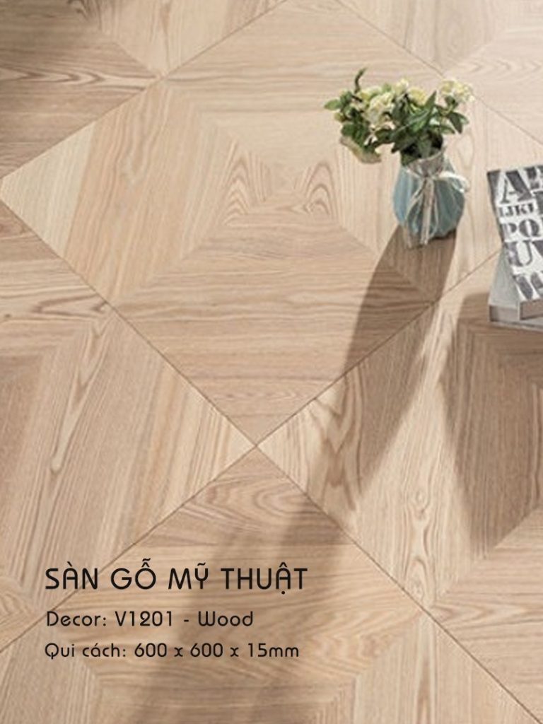 Sàn Gỗ Mỹ Thuật Wood 15mm V1201