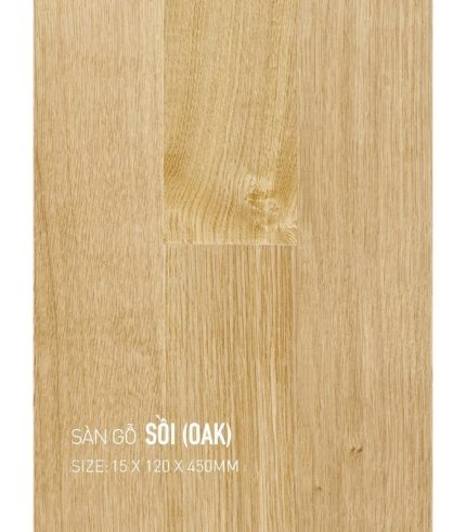 Sàn Gỗ Sồi 15mm OAK 120x450