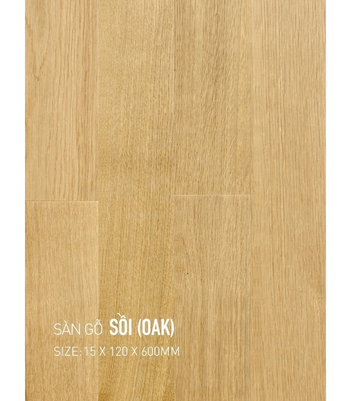 Sàn Gỗ Sồi 15mm OAK 120x600