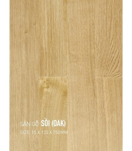 Sàn Gỗ Sồi 15mm OAK 120x750