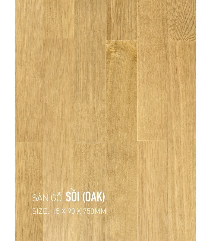 Sàn Gỗ Sồi 15mm OAK 750