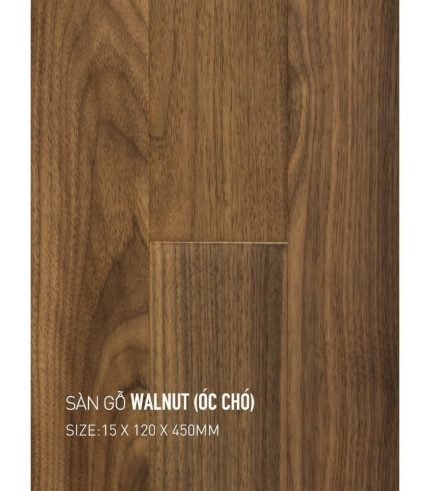 Sàn Gỗ Walnut 15mm Walnut 120x450